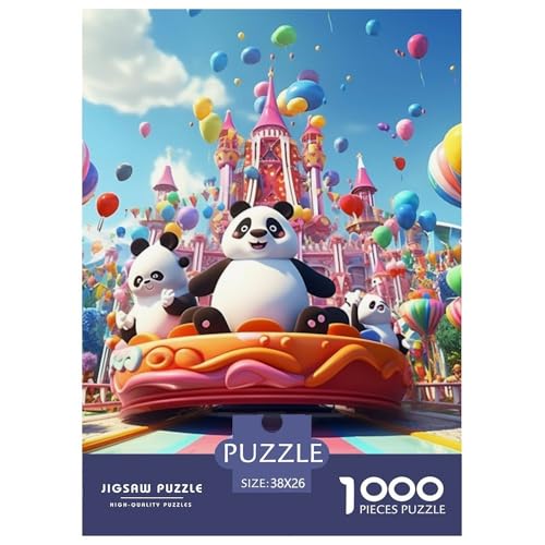 Vergnügungsparks 1000 Stücke Animation Herausforderndes Puzzle Clever Rätsel Farbenfrohes Für Erwachsene Und Kinder 38x26cm/1000pcs von BZZOLASP