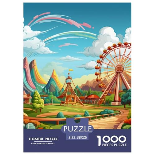 Vergnügungsparks 1000 Teile Animation Jigsaw Puzzles Farbenfrohes Clever Rätsel Für Erwachsene Und Kinder 38x26cm/1000pcs Vergnügungsparks 1000 Teile Animation Jigsaw Puzzles Farbenfrohes Clever Rätsel Für Erwachsene Und Kinder 38x26cm/1000pcs von BZZOLASP