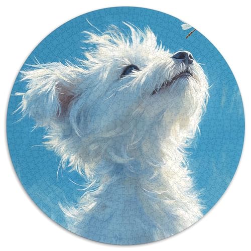 West Highland Weißer Terrier 1000 Stück Animation Puzzles-Geschenk Farbenfrohes Für Erwachsene Und Kinder 1000pcs (67.5x67.5cm) von BZZOLASP