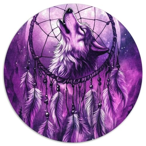 Wolf 1000 Stück Puzzle Für Erwachsene Impossible Spiel Farbenfrohes Für Erwachsene Und Kinder 1000pcs (67.5x67.5cm) von BZZOLASP