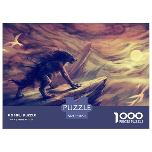 Wolf 1000 Teile Artistic Animals Wildtiere Jigsaw Puzzles Clever Rätsel Clever Rätsel Für Erwachsene Und Kinder 70x50cm/1000pcs Wolf 1000 Teile Artistic Animals Wildtiere Jigsaw Puzzles Clever Rätsel Clever Rätsel Für Erwachsene Und Kinder 70x50cm/1000pcs von BZZOLASP