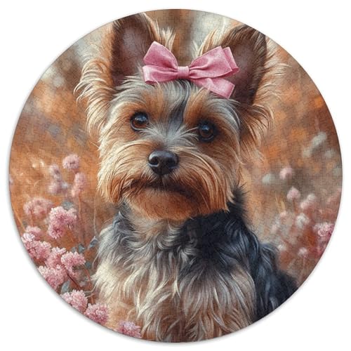 Yorkshire Terrier 1000 Stück Animation Jigsaw Puzzles Farbenfrohes Für Erwachsene Und Kinder 1000pcs (67.5x67.5cm) von BZZOLASP