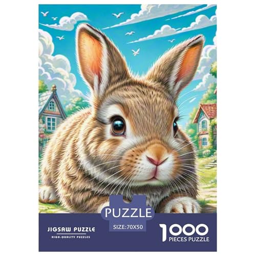 Zwerg Kaninchen 1000 Teile Tiere Herausforderndes Puzzle Impossible Spiel Clever Rätsel Für Erwachsene Und Kinder 70x50cm/1000pcs Zwerg Kaninchen 1000 Teile Tiere Herausforderndes Puzzle Impossible Spiel Clever Rätsel Für Erwachsene Und Kinder 70x50cm/1000pcs von BZZOLASP