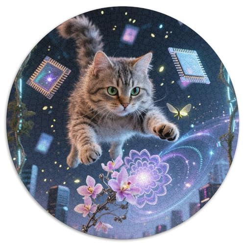 von Devon Rex 1000 Stück Jigsaw Puzzles Farbenfrohes Clever Rätsel Für Erwachsene Und Kinder 1000pcs (67.5x67.5cm) von BZZOLASP