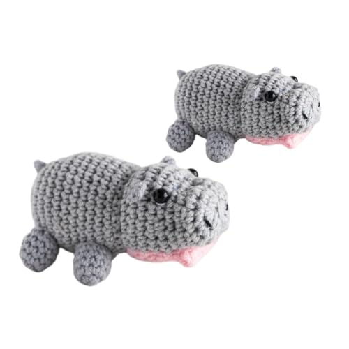 BaYuYPOO U3P3 Nilpferd, Häkelgeschenk, niedliches Zimmer-Ornament, Dekoration, Puppe, Kinder, Schreibtisch-Geschenke, 1/2 Stück BaYuYPOO U3P3 Nilpferd, Häkelgeschenk, niedliches Zimmer-Ornament, Dekoration, Puppe, Kinder, Schreibtisch-Geschenke, 1/2 Stück von BaYuYPOO