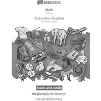 BABADADA black-and-white, Malti - Australian English, dizzjunarju bl-istampi - visual dictionary von Babadada