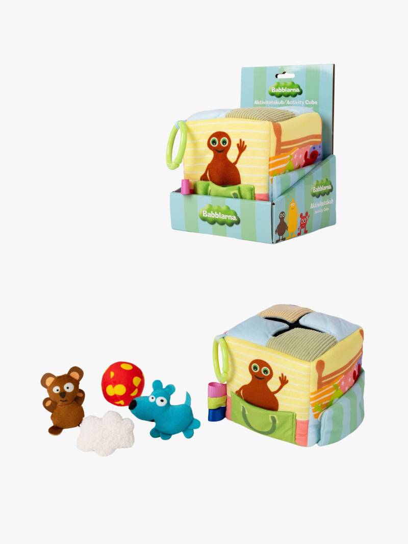 Babblarna Aktivitätswürfel, Babyspielzeug Babblarna Aktivitätswürfel, Babyspielzeug von Babblarna