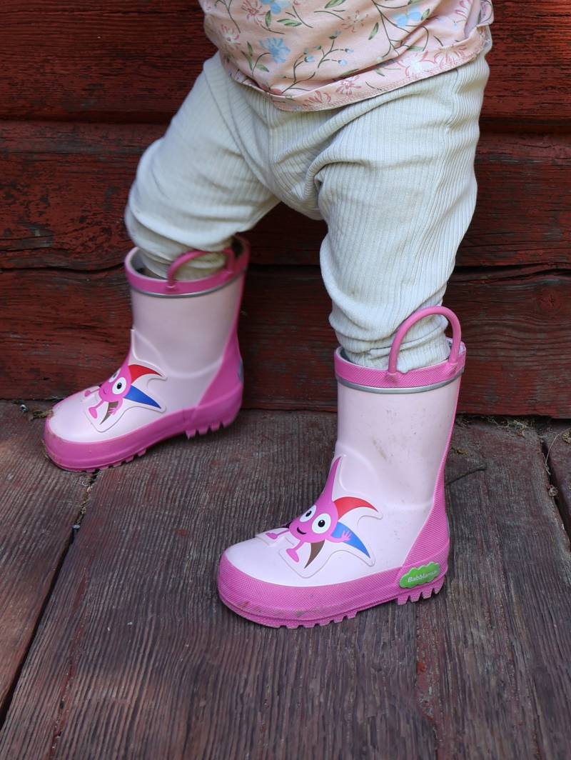 Babblarna Diddi Gummistiefel, Rosa, 25, Kindergummistiefel, Kinderstiefel, Gummistiefel kinder, Kids von Babblarna