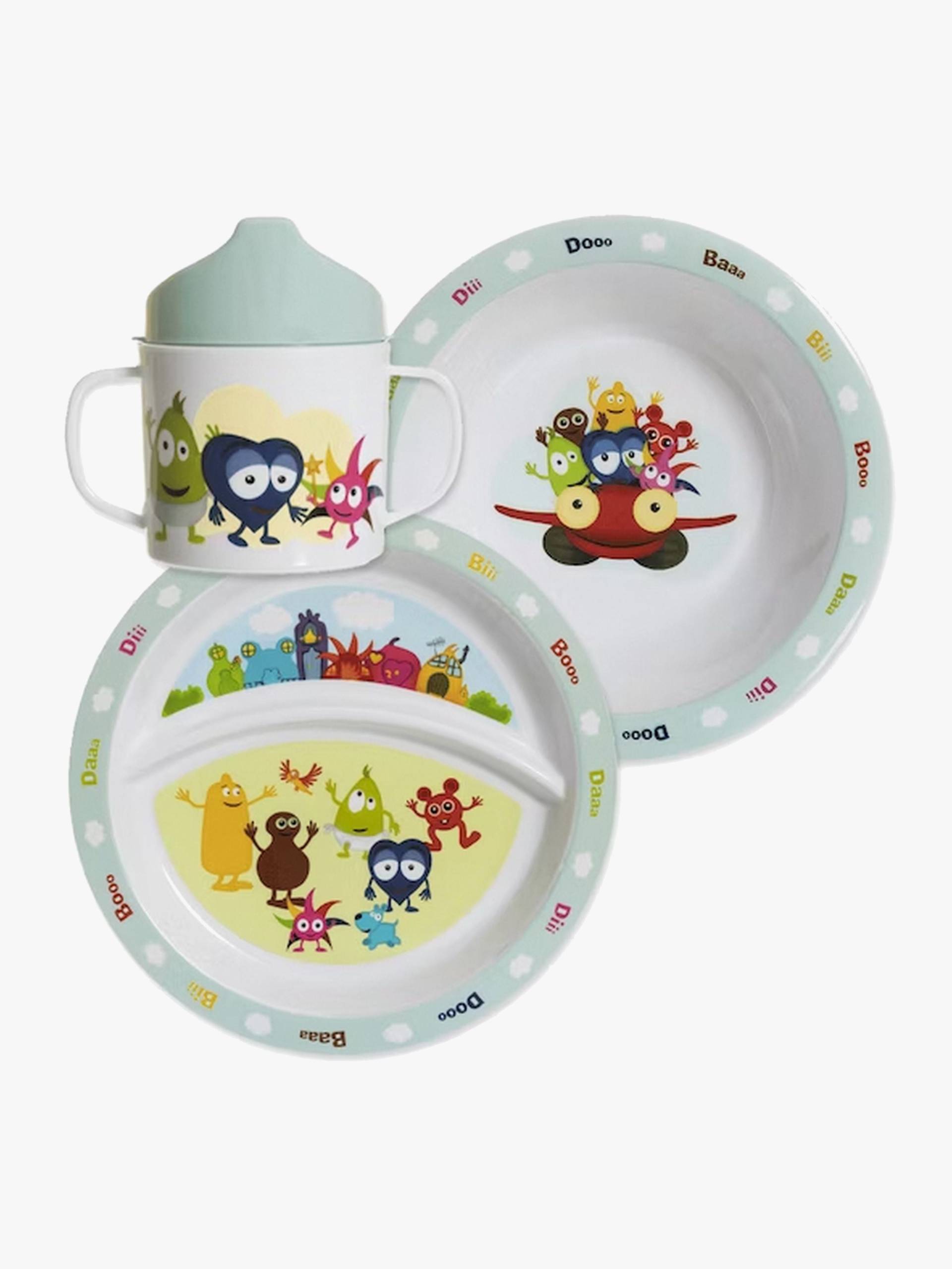 Babblarna Kindergeschirr 3-teilig, Multi Babblarna Kindergeschirr 3-teilig, Multi von Babblarna