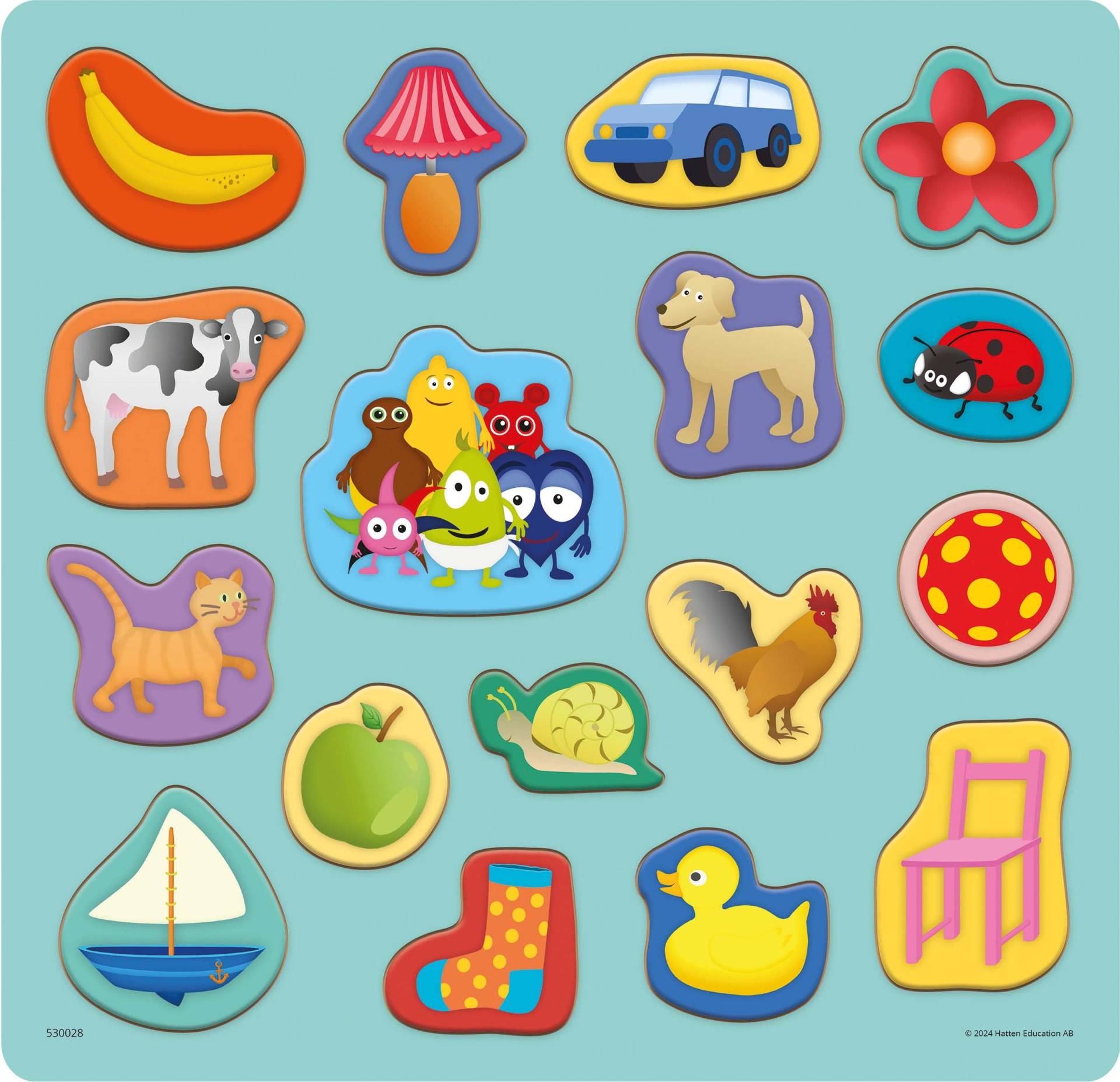 Kärnan Babblarna Puzzle 17 Teile Kärnan Babblarna Puzzle 17 Teile von Babblarna