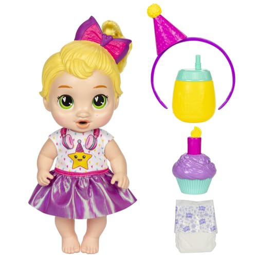Baby Alive, Geburtstagsparty, GooGoo Puppen-Set mit blonden Haaren, Vorschulspielzeug für Jungen und Mädchen ab 3 Jahren von Baby Alive