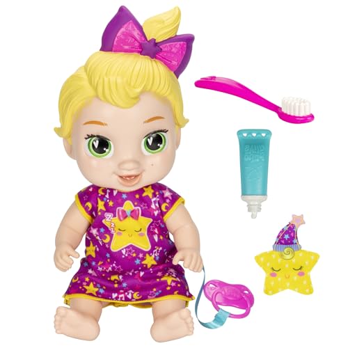 Baby Alive, Lala GooGoo Frohe Träume, schlafendes Babypuppen-Set, blondes Haar, lustiges Pyjama-Party-Thema, Vorschulspielzeug Baby Alive, Lala GooGoo Frohe Träume, schlafendes Babypuppen-Set, blondes Haar, lustiges Pyjama-Party-Thema, Vorschulspielzeug von Baby Alive
