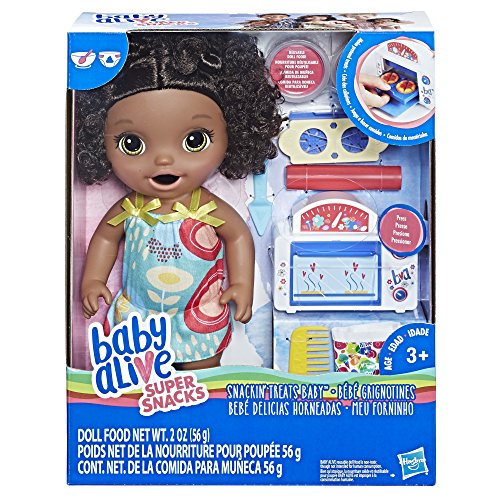 Baby Alive E2099 Four Magique-Poupee Cheveux Noirs Magischer Ofen – Puppe mit schwarzen Haaren, Vielseitig einsetzbar von Baby Alive