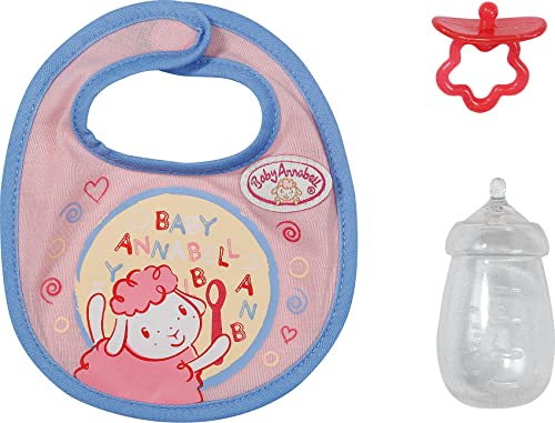 Baby Annabell Little, Puppenzubehör zum Füttern mit Flasche, Lätzchen und Schnuller, für 36cm Puppen, 706534 Zapf Creation von Baby Annabell