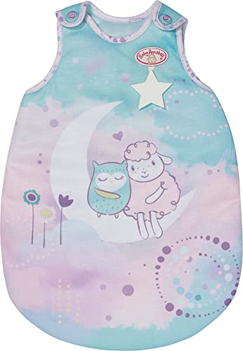 Baby Annabell Sweet Dreams Schlafsack, Puppenschlafsack mit Leuchteffekt im Dunkeln und Klettverschluss, für 36 cm und 43 cm Puppen707135 Zapf Creation von Baby Annabell