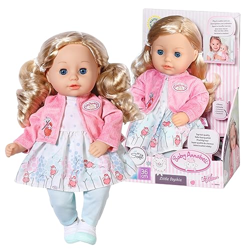 Baby Annabell Zapf Creation 709863 Little Sophia 36cm - weiche Puppe mit Langen blonden Haaren, blauen Schlafaugen, inkl. Puppenkleidung. Baby Annabell Zapf Creation 709863 Little Sophia 36cm - weiche Puppe mit Langen blonden Haaren, blauen Schlafaugen, inkl. Puppenkleidung. von Baby Annabell
