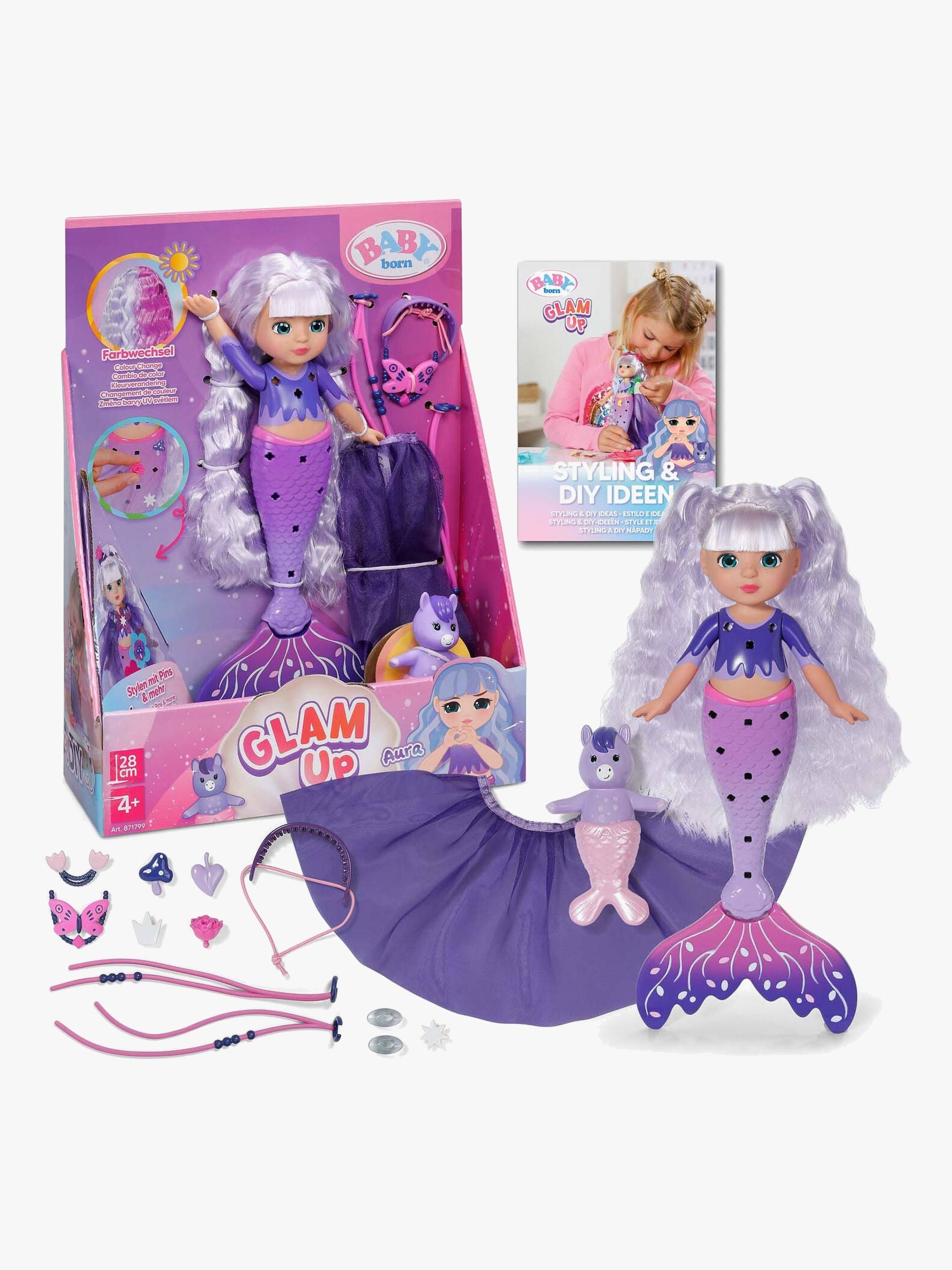 BABY born Glam Up Meerjungfrauen-Puppe Aura von Baby Born