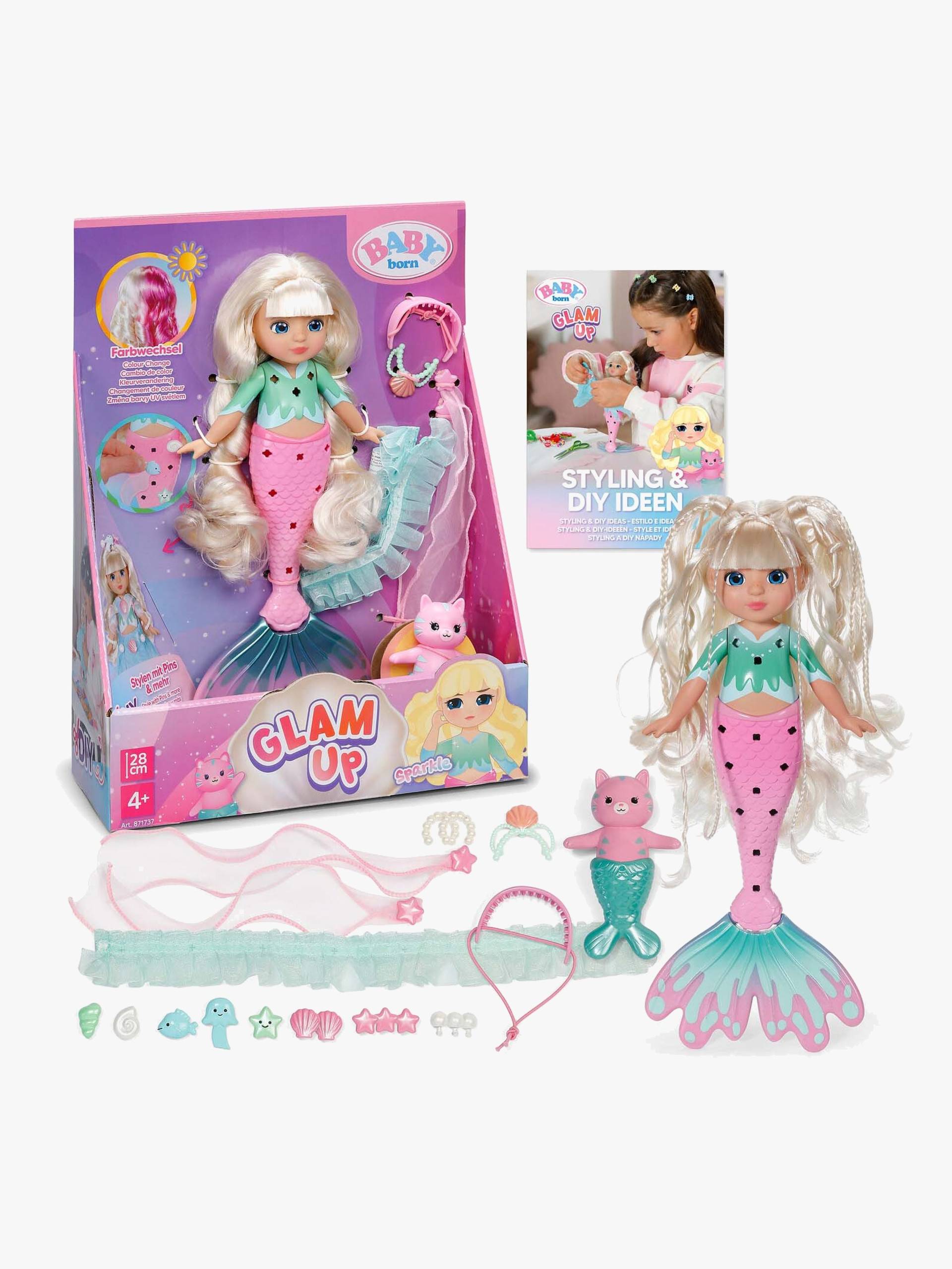 BABY born Glam Up Meerjungfrauen-Puppe Sparkle von Baby Born