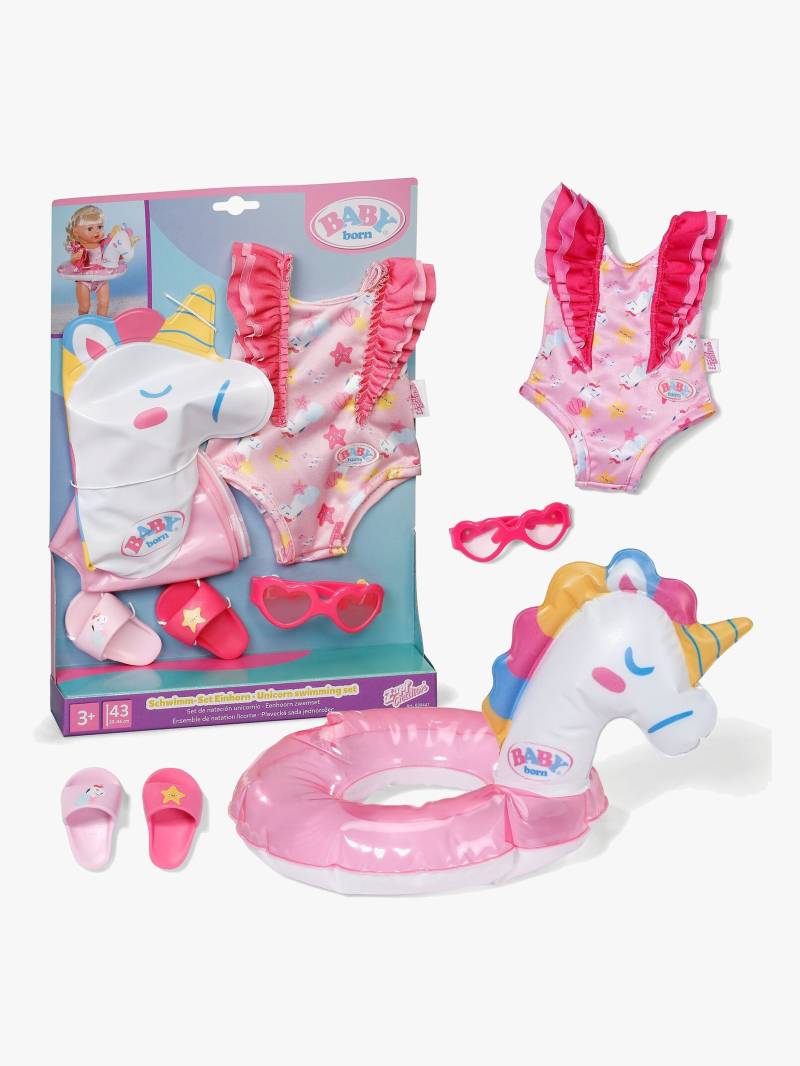 BABY born Puppenzubehör Schwimmset Einhorn 43 cm von Baby Born