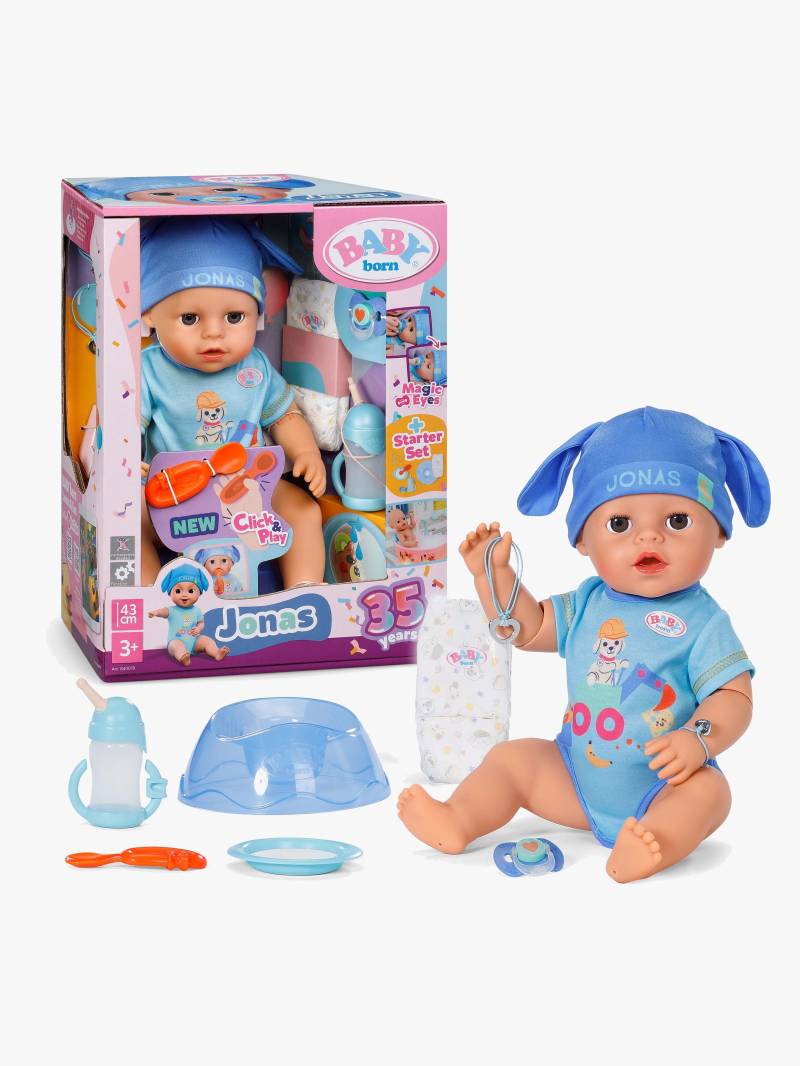 Baby Born Click & Play Puppe Jonas 43 cm Baby Born Click & Play Puppe Jonas 43 cm von Baby Born