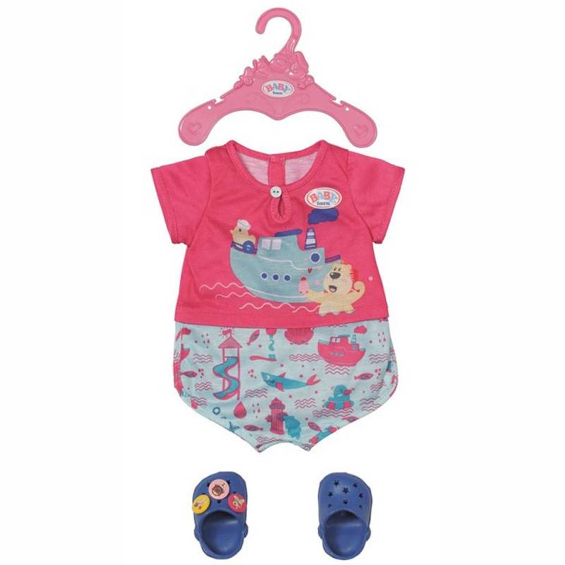 Baby Born Puppenkleidung Badeanzug mit Schuhen 43 cm von Baby Born
