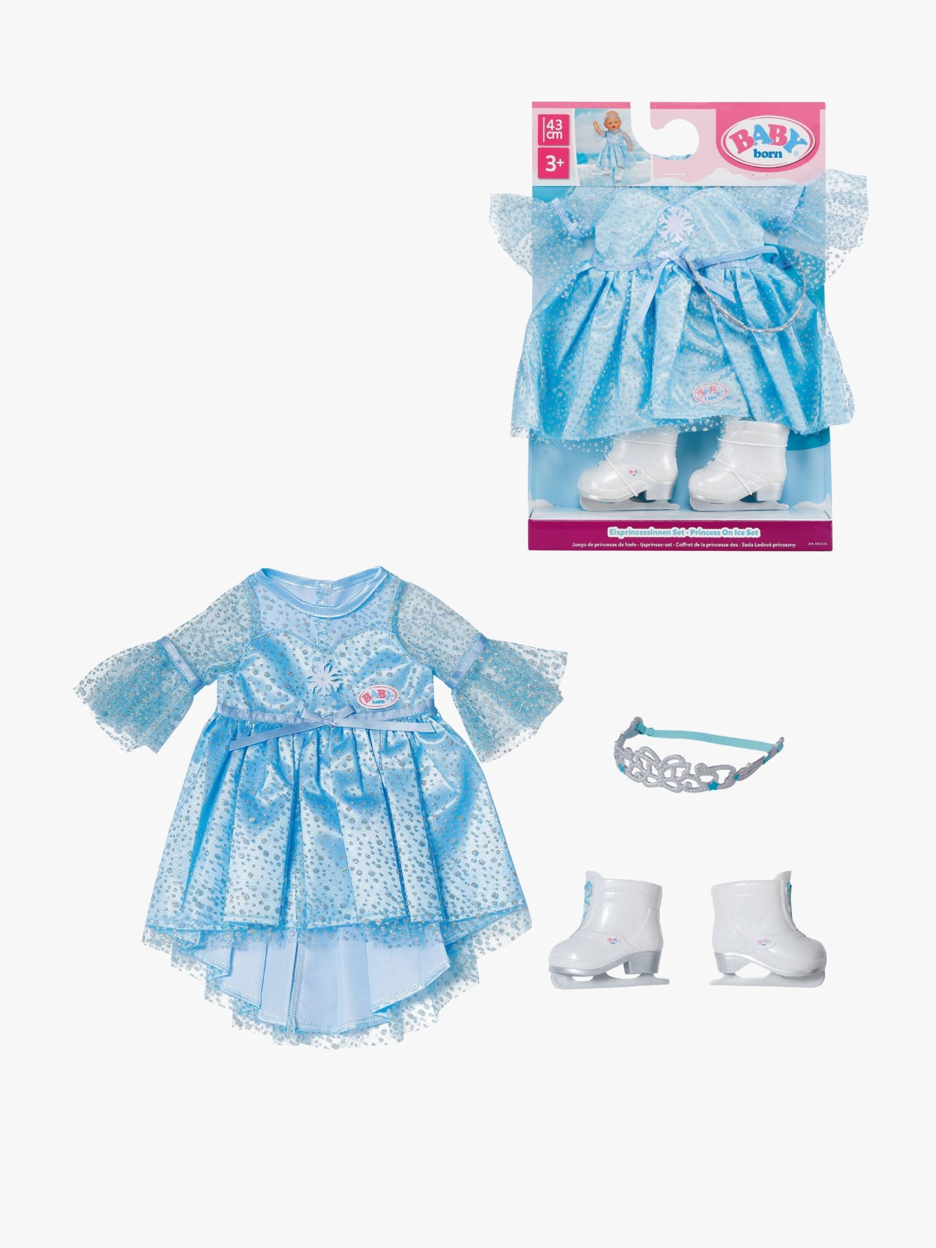 Baby Born Puppenkleidung Prinzessin Mit Schlittschuhen 43 cm von Baby Born