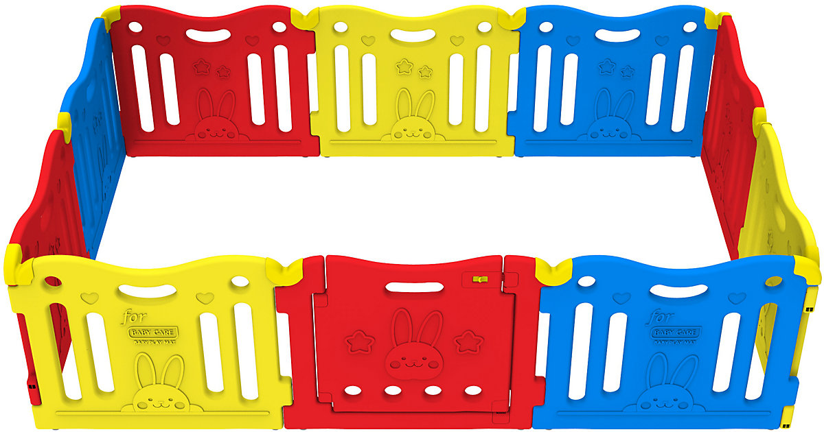 Laufgitter Playpen Vivid, 219 cm x 147 cm x 63 cm bunt Laufgitter Playpen Vivid, 219 cm x 147 cm x 63 cm bunt von Baby Care