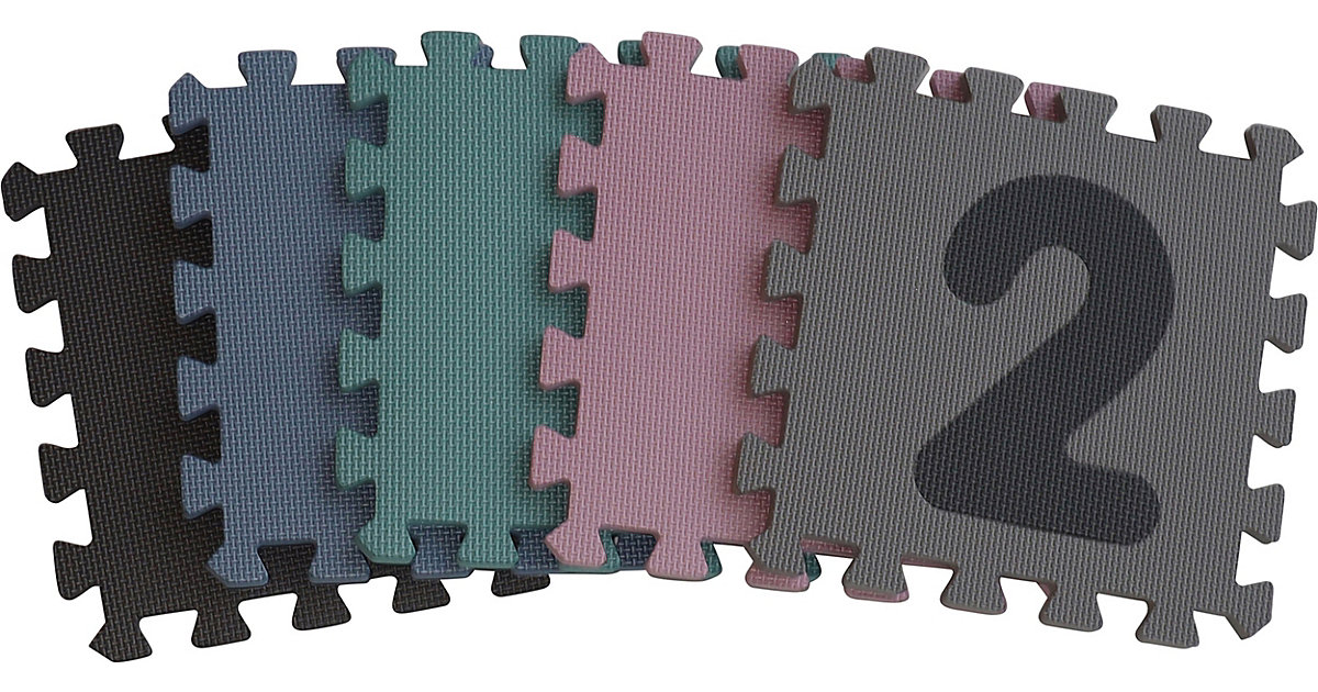 Dusty Green Playmat, 90 x 90 x 1,4 cm grün von Baby Dan