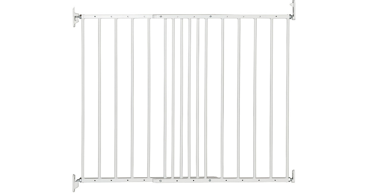 Schwenk- Türschutzgitter Multidan, Metall, 62,5 - 106,8 cm weiß Gr. 105 von Baby Dan