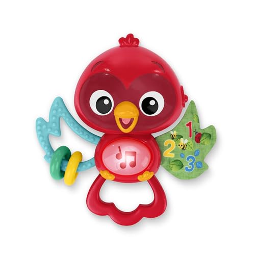Baby Einstein, Roxy’s Bright Flight Musikspielzeug – Multisensorisches Babyspielzeug Mit Lichtern & Musik, 10+ Klassische Melodien & Vogelgeräusche, Ab 3 Monaten, Red von Baby Einstein