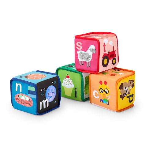 Baby Einstein Alpha Stacks Weiche Bauklötze, multisensorisch und leicht, für Kinder ab 3 Monaten und älter Baby Einstein Alpha Stacks Weiche Bauklötze, multisensorisch und leicht, für Kinder ab 3 Monaten und älter von Baby Einstein