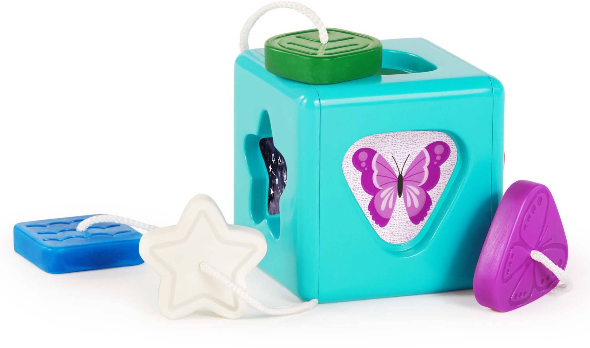 Baby Einstein Match &  Grasp Block™ Aktivitätsspielzeug, Blau, Babyspielzeug von Baby Einstein