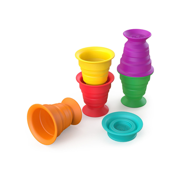 Baby Einstein Stack & Squish Cups™ Sensorisches Stapelspielzeug von Baby Einstein
