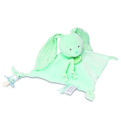 BABY NAT' - Kuscheltier Hase Diabolo Mint – BN0620 Grün BABY NAT' - Kuscheltier Hase Diabolo Mint – BN0620 Grün von Baby Nat
