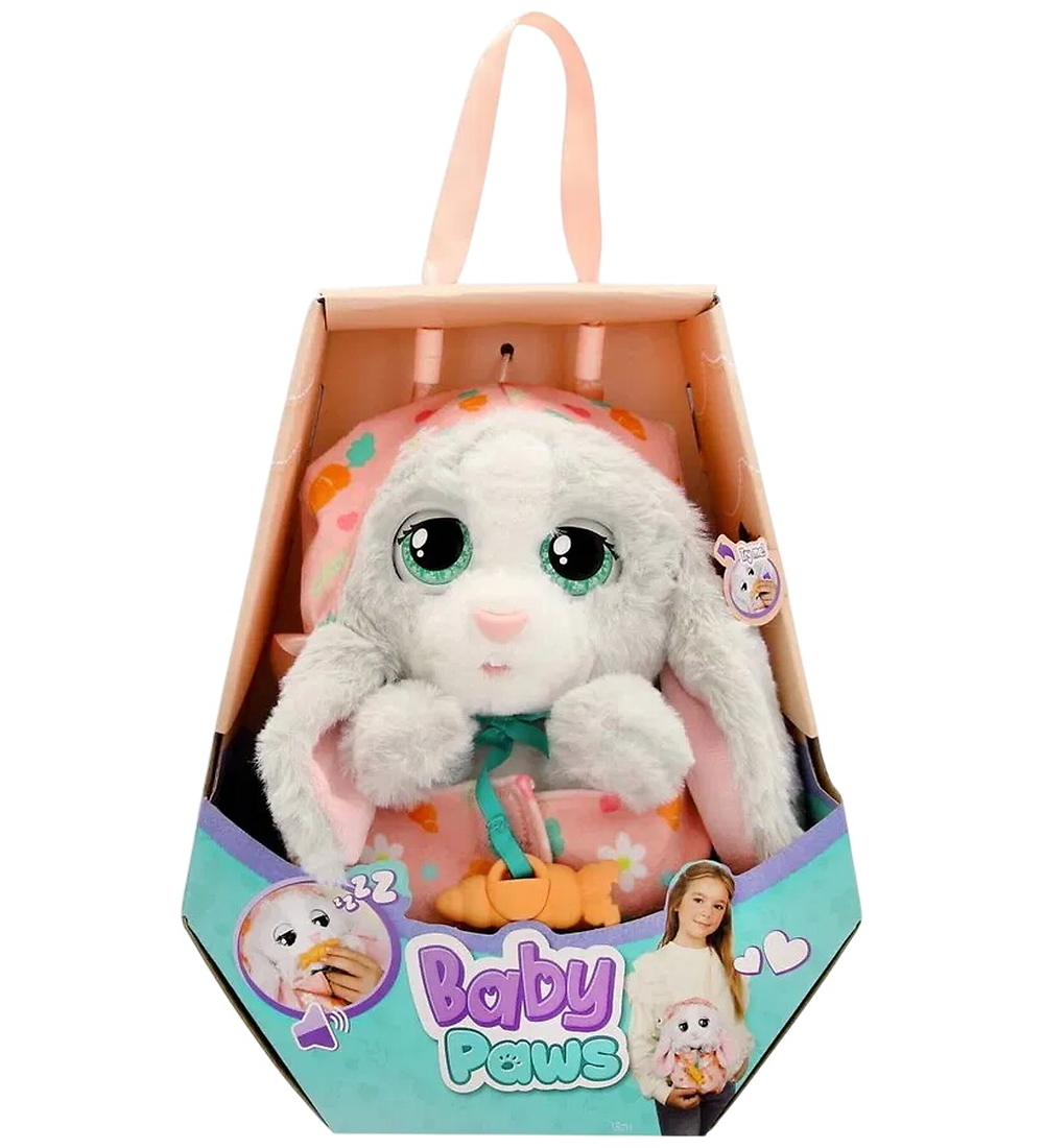 Baby Paws Interaktiv Kuscheltier - 24 cm - Bunny - Baby Paws - One Size - Kuscheltiere Baby Paws Interaktiv Kuscheltier - 24 cm - Bunny - Baby Paws - One Size - Kuscheltiere von Baby Paws