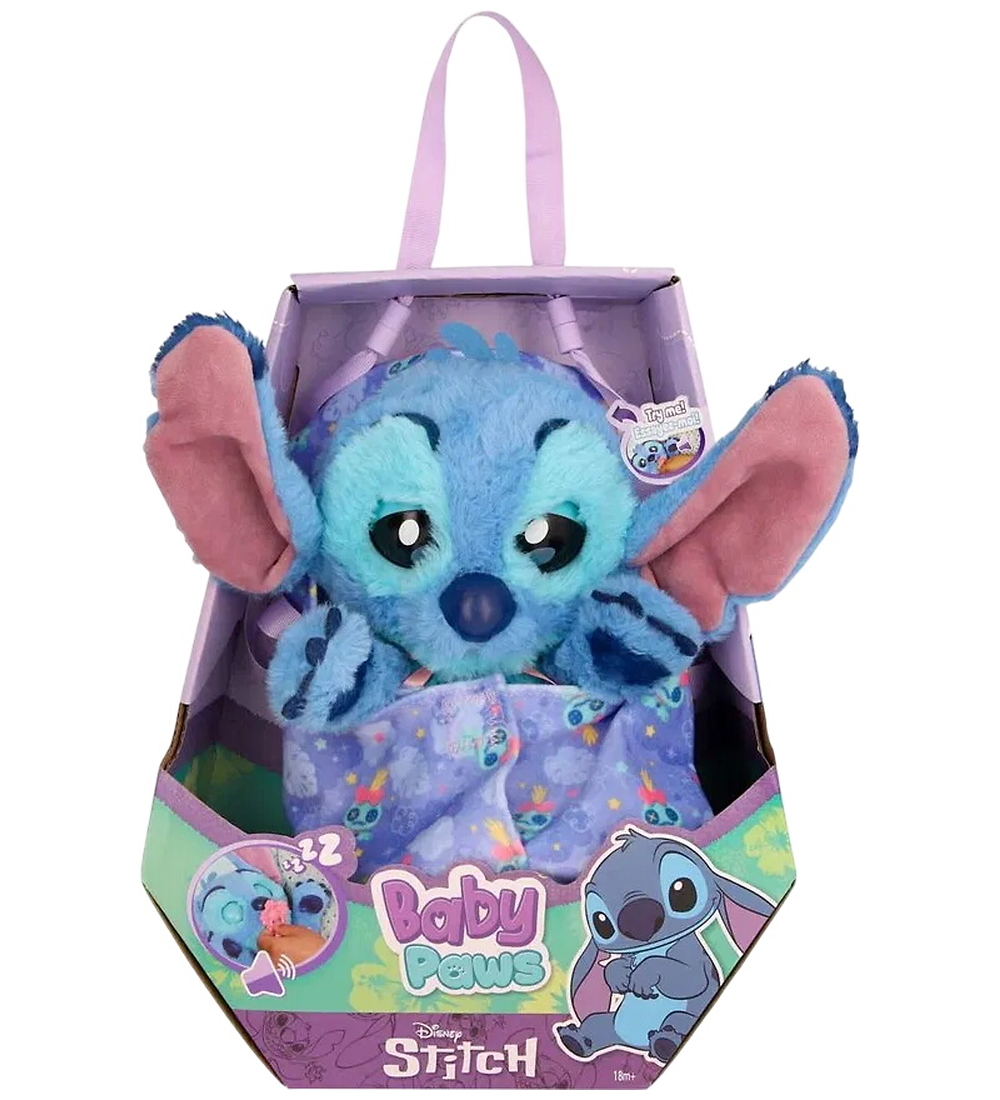 Baby Paws Interaktiv Kuscheltier - 24 cm - Stitch - Baby Paws - One Size - Kuscheltiere Baby Paws Interaktiv Kuscheltier - 24 cm - Stitch - Baby Paws - One Size - Kuscheltiere von Baby Paws