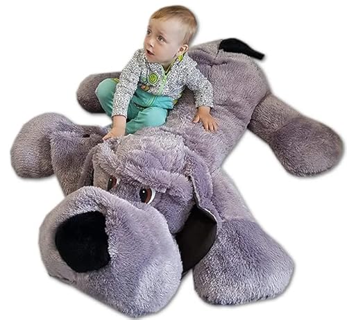 Baby Pluesh XXL Hund Teddybär Plüsch Kuschel Stoff Plüsch Riesen Teddy Bär Groß, grau Baby Pluesh XXL Hund Teddybär Plüsch Kuschel Stoff Plüsch Riesen Teddy Bär Groß, grau von Baby Pluesh