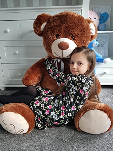 Baby Pluesh XXL Teddybär Plüsch Kuschel Stoff Plüsch Riesen Teddy Bär Groß 160cm von Baby Pluesh