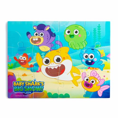 Baby Shark Bathtime 12-teiliges Schaumstoff-Puzzle für Kinder, Badefliesen Baby Shark Bathtime 12-teiliges Schaumstoff-Puzzle für Kinder, Badefliesen von Baby Shark