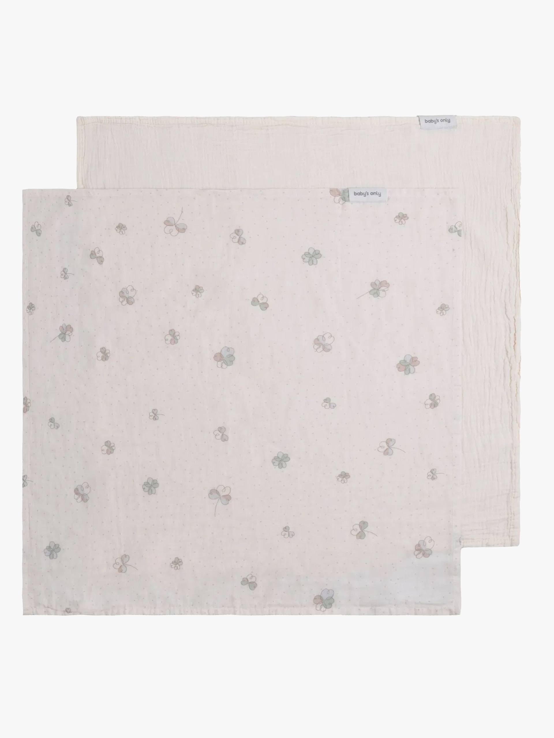 Baby's Only 65x65 cm Musselintuch 2er-Pack, Tender Linen von Baby's Only