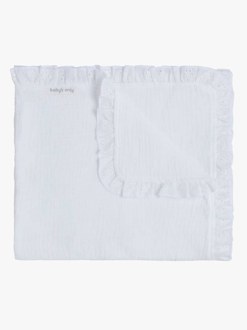 Baby's Only Baby Crib Decke Calm, White von Baby's Only