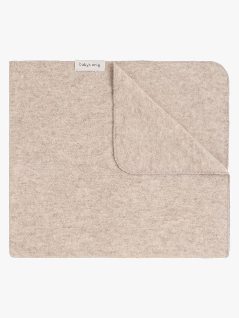 Baby's Only Baby Crib Decke Merinowolle, Brushed Ecru von Baby's Only