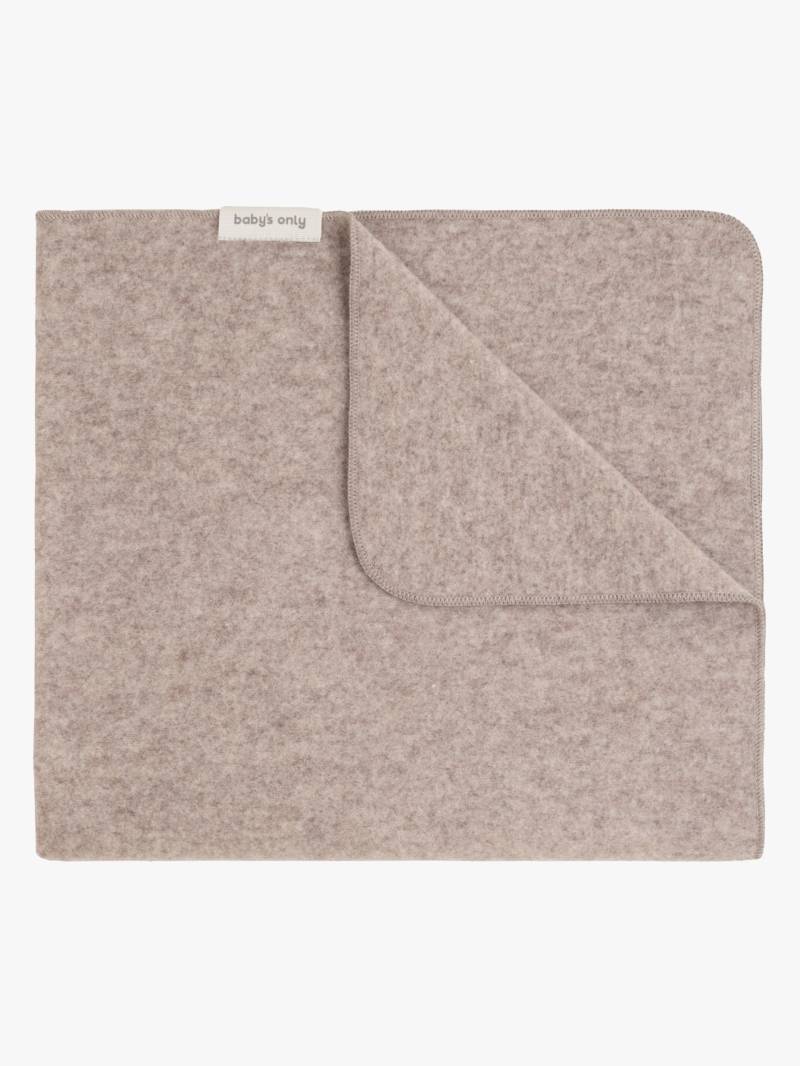 Baby's Only Baby Crib Decke Merinowolle, Brushed Sand von Baby's Only