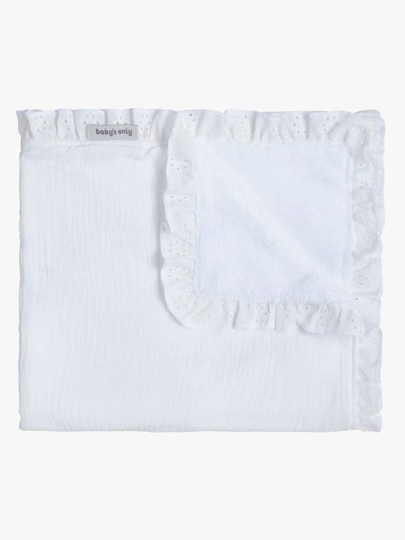 Baby's Only Baby Crib Decke Teddy Calm, White von Baby's Only