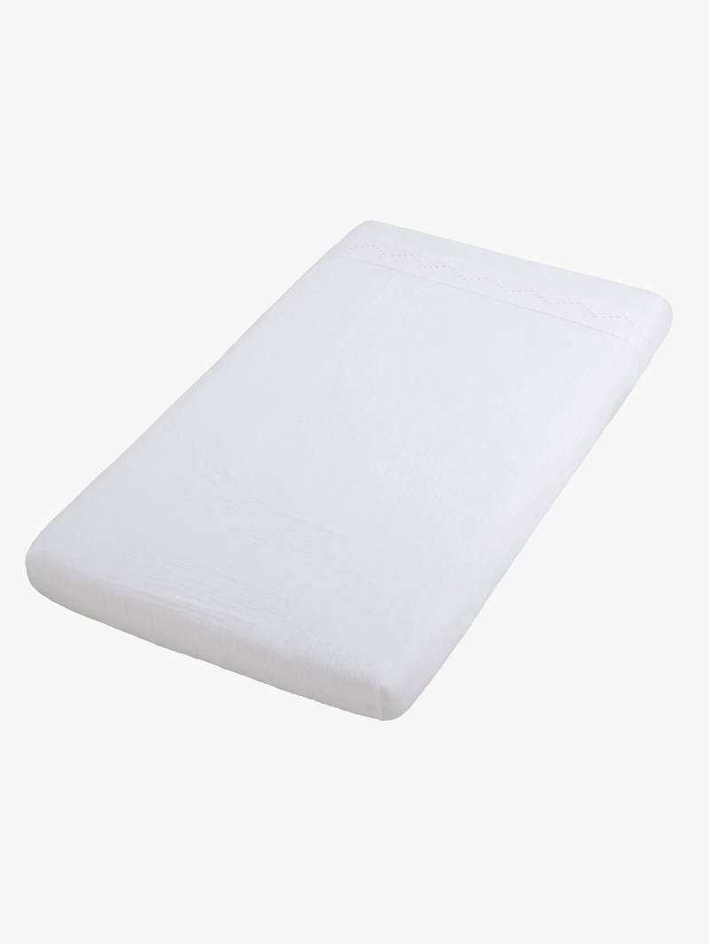 Baby's Only CALM Spannbettlaken mit Stickerei 60x120, White Baby's Only CALM Spannbettlaken mit Stickerei 60x120, White von Baby's Only