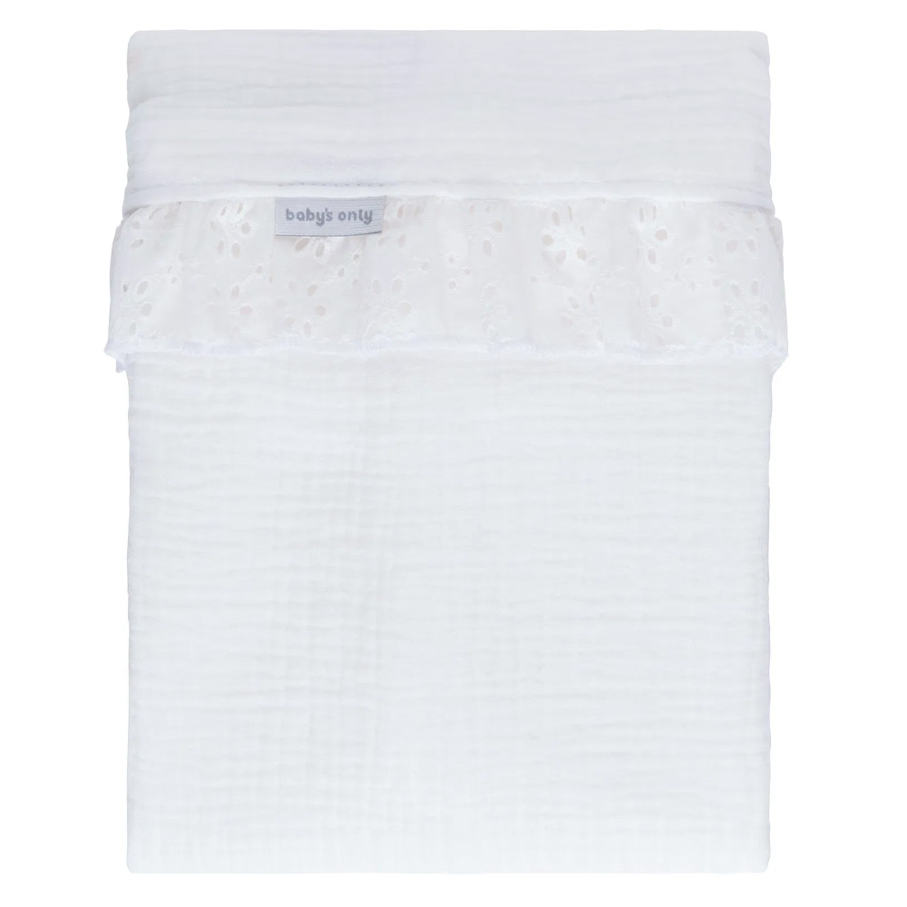 Baby's Only Crib Sheet Calm With Ruffle - 120x150 cm Baby's Only Crib Sheet Calm With Ruffle - 120x150 cm von Baby's Only