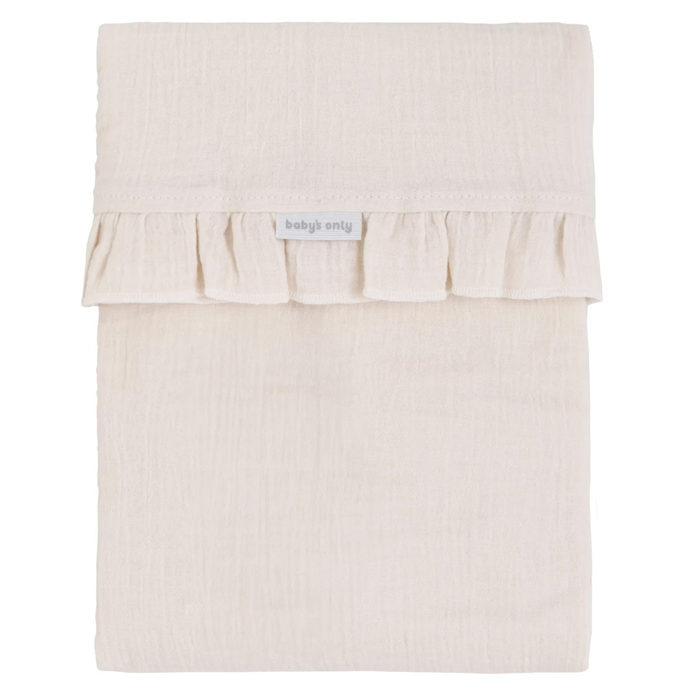 Baby's Only Crib Sheet Calm With Ruffle - 120x150 cm Baby's Only Crib Sheet Calm With Ruffle - 120x150 cm von Baby's Only