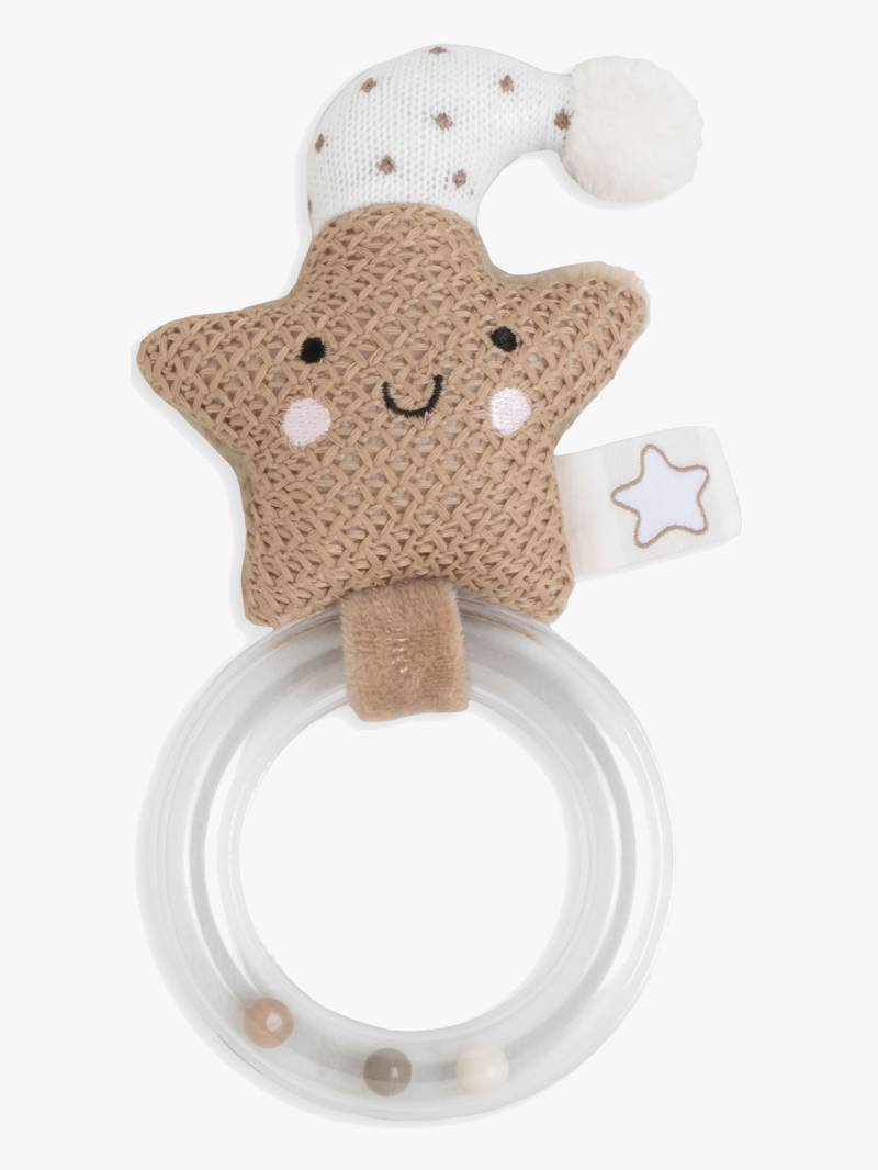 Baby's Only Heaven Star Rassel, Clay/Warm Linen, Babyspielzeug von Baby's Only