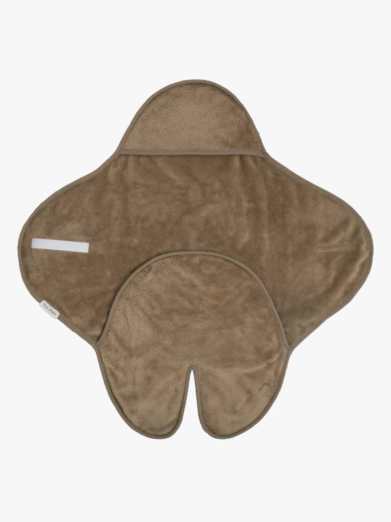 Baby's Only Hooded Baby Decke mit Füße Cozy, Clay von Baby's Only