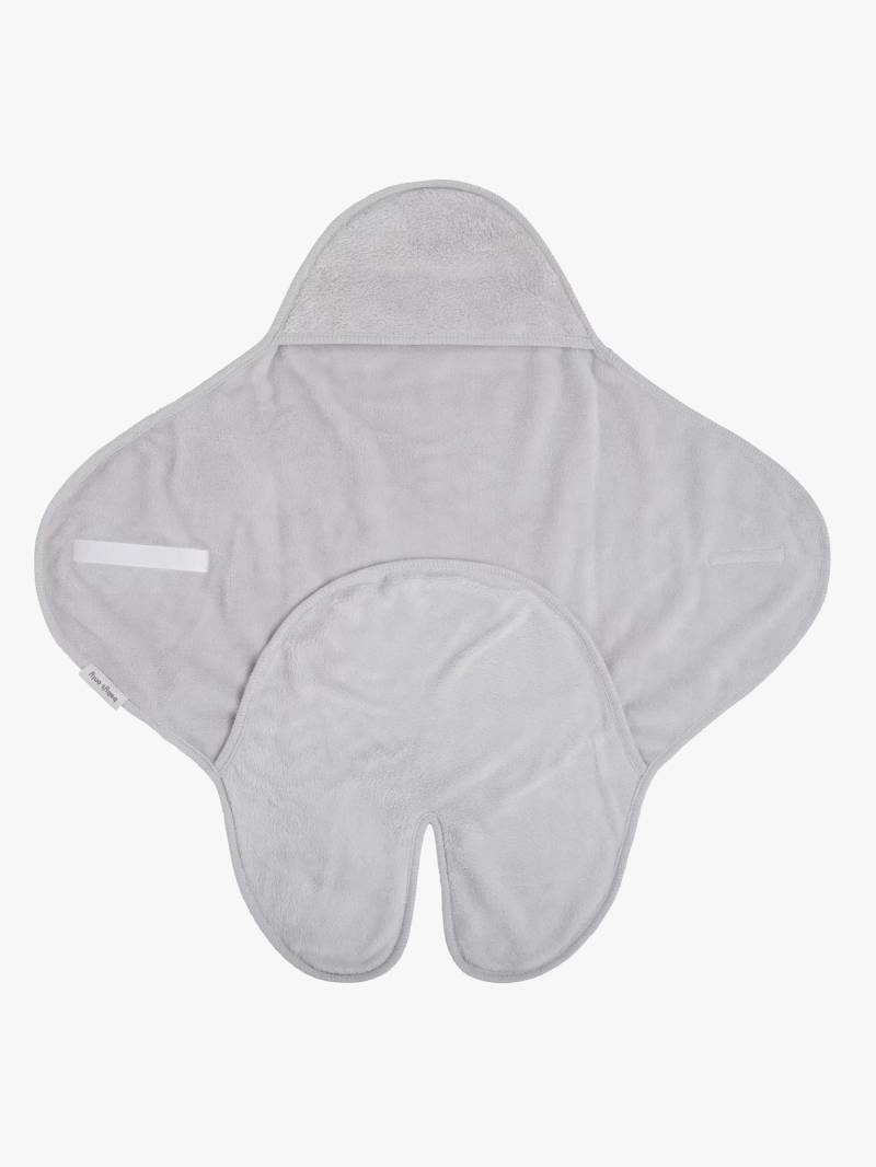 Baby's Only Hooded Baby Decke mit Füße Cozy, Dusty Grey von Baby's Only